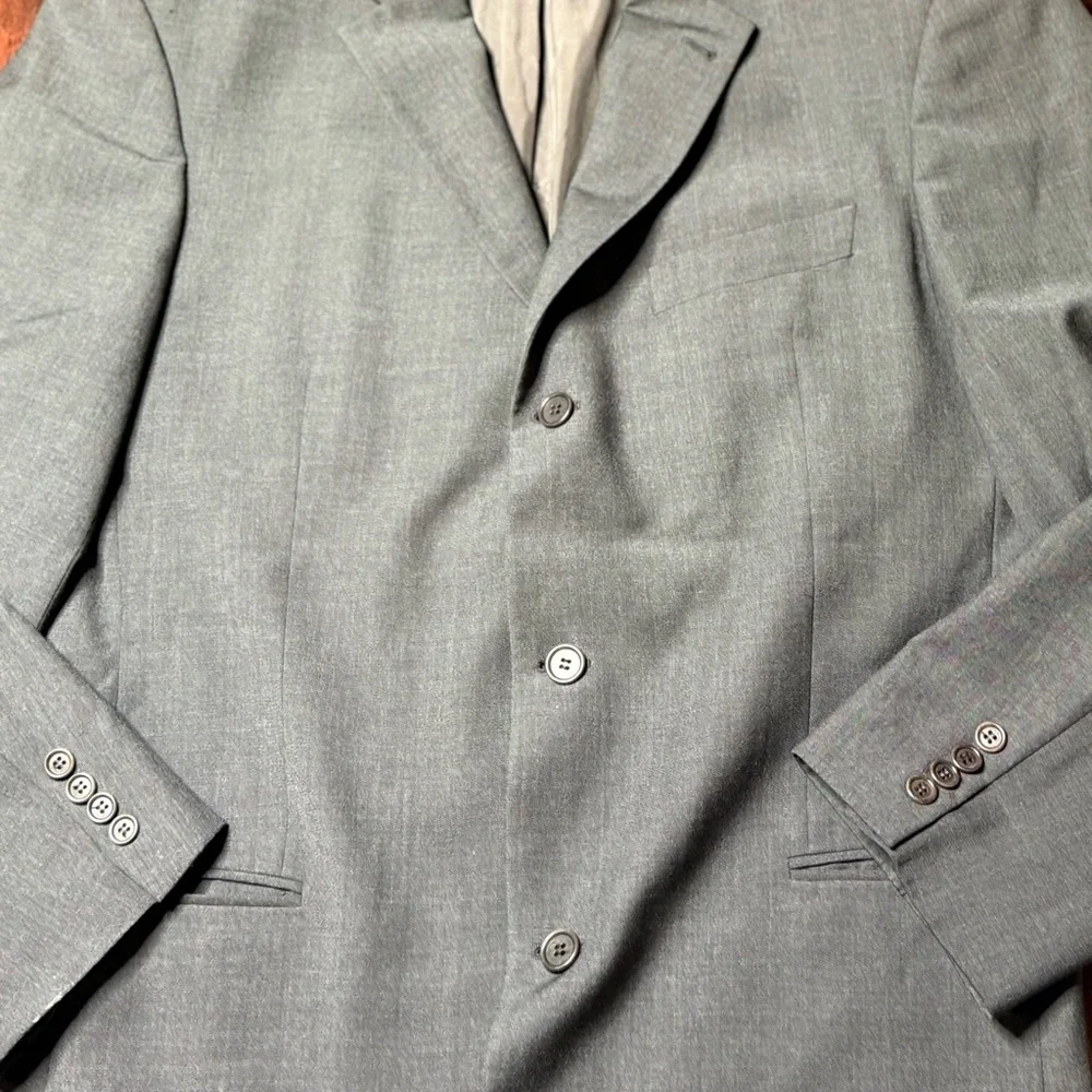 Hugo Boss Stretch Einstein Octo Sport Coat Gray Wool Jacket Men’s Blazer 40 L